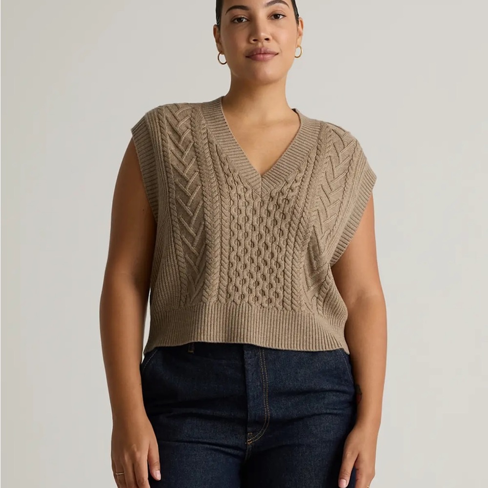 QUINCE Merino Wool Sweater Vest